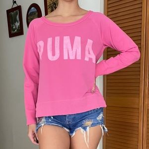 Pink Long Sleeve Sweatshirt